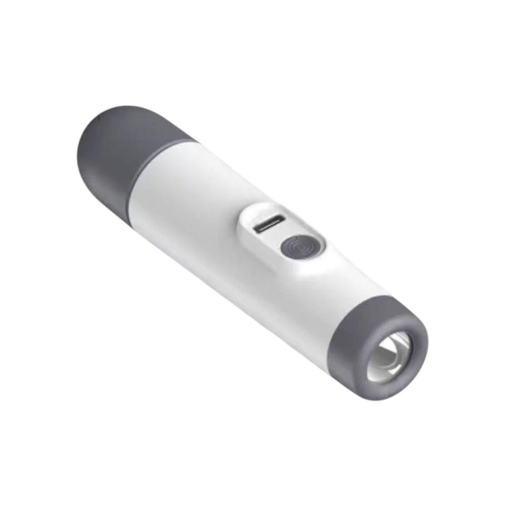Fuzo RayLax Rechargeable Torch with Massager-500mAh- White